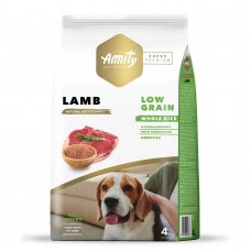 Сухий корм Amity Super Premium Lamb 4 кг для дорослих собак усіх порід, низькозерновий, з ягням