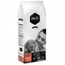 Сухий корм Amity Salmon&Rice 3 кг для дорослих собак усіх порід, гіпоалергенний, з лососем і рисом, 3кг