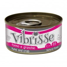 Консерва для кота Vibrisse тунец/краб, 70г