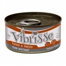 Консерва для кота Vibrisse тунец/говядина, 70г