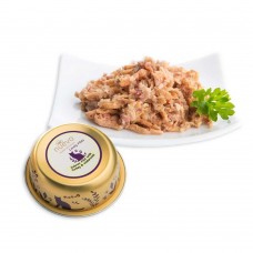 Корм консервный (alu-tray) Nuevo Adult для кошек, филе лосося с индейкой и кресс-салатом, 85г