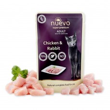 Влажный корм Nuevo Adult для кошек, курица и кролик, 85 г