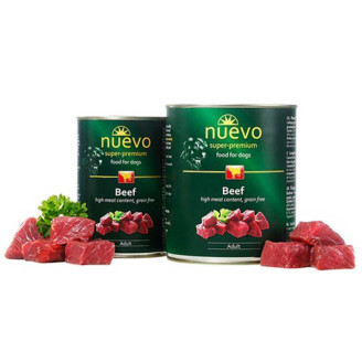Корм влажный Nuevo Adult с говядиной, для собак, 400г от Nuevo