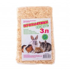 Тирса з дерева для гризунів "Пухнастики", 250 гри (3л)