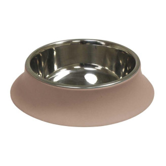 Миска Croci Silicon, нержавеющая, основа силикон, беж, 0.52л, 14см от Croci