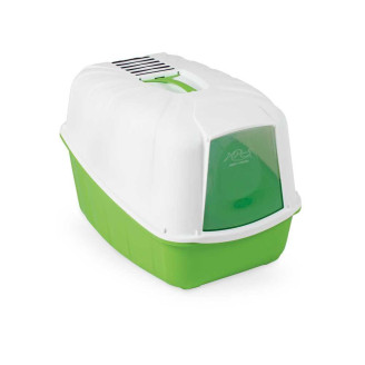 Купити Туалет для кішок бокс з фільтром Komoda GREEN (зелений) 54*39*40 від — Туалети для котів | Zooprostir