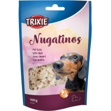 Лакомство Trixie для собак "Nuganitos" сыромятная кожа с уткой 100г