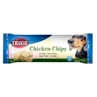 Лакомство Trixie для собак "Chicken Chips" со вкусом курицы d=4см 100г от Trixie