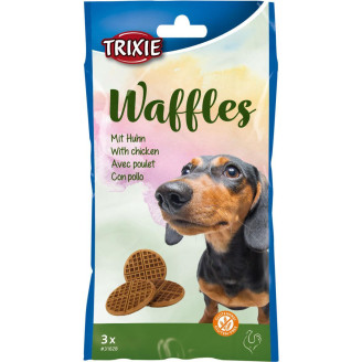 Лакомство Trixie для собак Вафли с курицей d=7см 3шт 100г от Trixie
