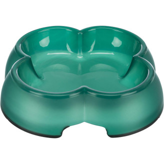 Купить Миска Trixie для кошек прозрачная пластик резиновая основа 0,25л d=12см от Trixie — Миски для кошек | Zooprostir