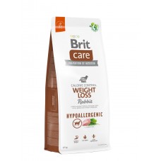 Корм Brit Care Dog Hypoallergenic Weight Loss 12 кг для собак с лишним весом, гипоаллергенный с кроликом
