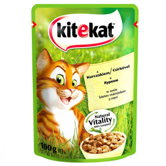 Влажный корм Kitekat для кошек, с курицей в соусе, 28*85г от Kitekat