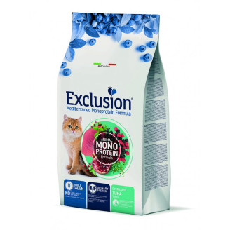 Купити Сухий корм Exclusion Sterilized Tuna для стерилізованих котів, з тунцем, 1.5 кг від Exclusion — Exclusion корм для котів | Zooprostir