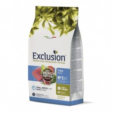 Сухой корм Exclusion Adult Tuna Small Breed для взрослых собак мелких пород, с тунцом, 2 кг