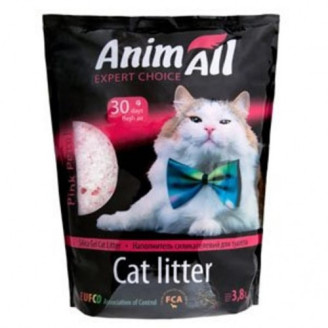 Animall Розовый лепесток 3.8 л, 1.5 кг cиликагелевый наполнитель для кошачьего туалета от AnimAll