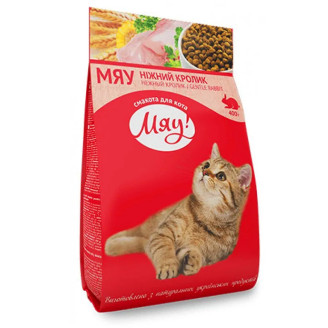 Купить Сухой корм для кошек Мяу с кроликом 2 кг от Мяу! — Мяу | Zooprostir