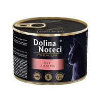 Корм консервный Dolina Noteci Premium для кошек из филе лосося,185 гр