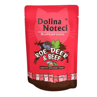 Купить Пауч Dolina Noteci Superfood для кошек с косулей и говядиной,85 гр от Dolina Noteci — Dolina для котов | Zooprostir