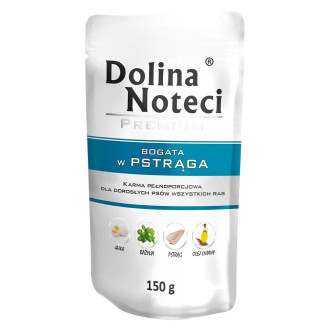Пауч Dolina Noteci Premium для собак с форелью, 150 гр от Dolina Noteci