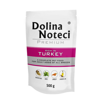 Купить Пауч Dolina Noteci Premium для собак с индейкой, 500 гр от Dolina Noteci — Dolina Noteci для собак | Zooprostir