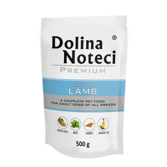Купить Пауч Dolina Noteci Premium для собак с ягнятиной, 500 гр от Dolina Noteci — Dolina Noteci для собак | Zooprostir