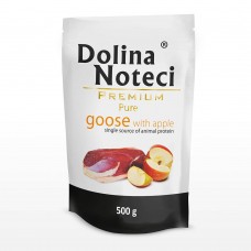 Пауч Dolina Noteci Premium Pure для собак алергіків з гумкою та яблуком, 500 г