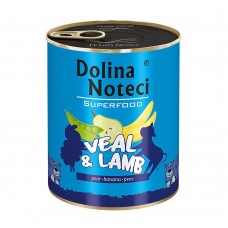 Консерва Dolina Noteci Superfood для собак із телятиною та бараниною, 800 г