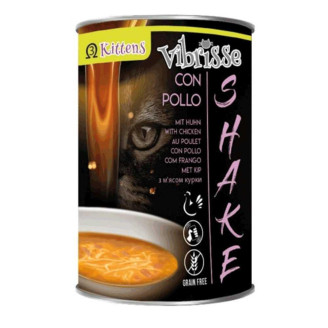 Консерва суп для котят. VIBRISSE SHAKE курица + ОМЕГА 3 , 135 г от