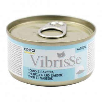 Консерва для кошек VIBRISSE тунец/сардины, 70г от
