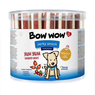 Лакомство для собак "Bow wow" палочки со вкусом копченого мяса от