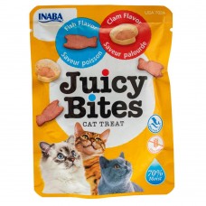 Лакомство INABA "Juicy Bites" для кошек, сочные снеки со вкусом рыбы и моллюсков 1ст /11,3 гр