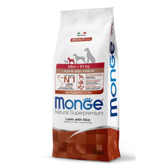 Купить Monge Dog Mini Puppy & Junior ягненок с рисом 7,5 кг от Monge — Monge для собак | Zooprostir