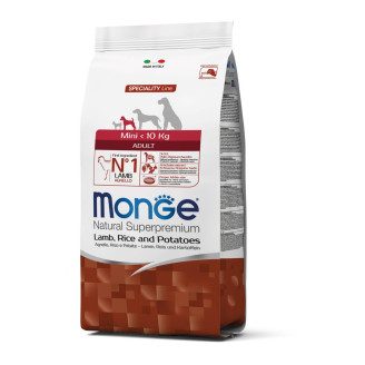 Купить Monge Dog Mini Adult ягненок/рис/картофель 7,5 кг от Monge — Monge для собак | Zooprostir