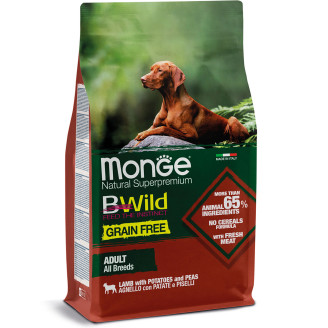 Купить Monge Dog Bwild Grain Free ягненок 2,5 кг от Monge — Monge для собак | Zooprostir
