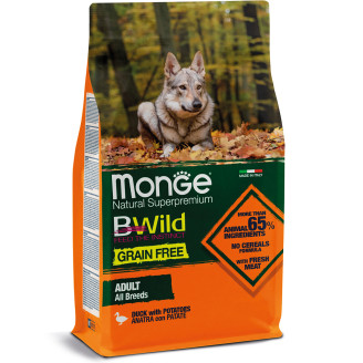 Купить Monge Dog Bwild Grain Free утка 2,5 кг от Monge — Monge для собак | Zooprostir