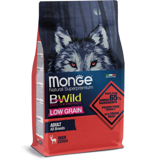 Купить Monge Dog Bwild Low Grain оленина 2,5 кг от Monge — Monge для собак | Zooprostir