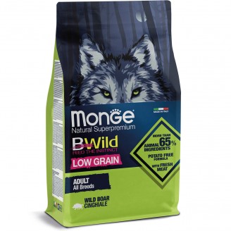 Купить Monge Dog Bwild Low Grain дикий кабан 2,5 кг от Monge — Monge для собак | Zooprostir