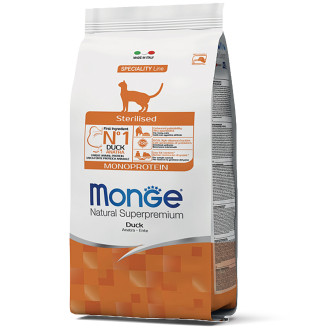 Monge Cat Sterilised с уткой 1,5 кг от Monge