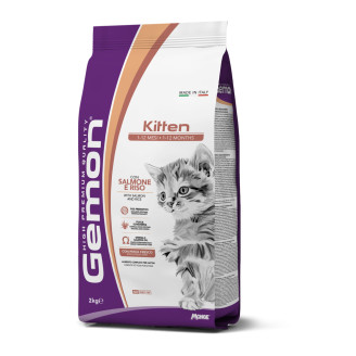 GEMON Cat Kitten лосось с рисом 2 кг от Gemon
