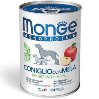 Monge Dog FRUIT MONOPROTEIN кролик з яблоками 0,4 кг від Monge