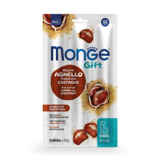 Купить Monge Gift Dog Sensitive digestion ягненок с каштанами 0,045 кг х 28 шт от Monge — Monge влажный корм для собак | Zooprostir