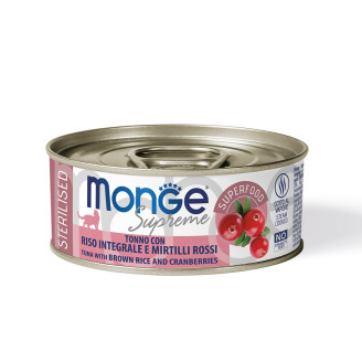 MONGE CAT WET Adult тунець і журавлина ж/б 0,08 кг х 24 шт. від Monge
