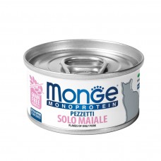 Monge Cat MONOPROTEIN мясные хлопья свинина  0,08 кг х 24 шт