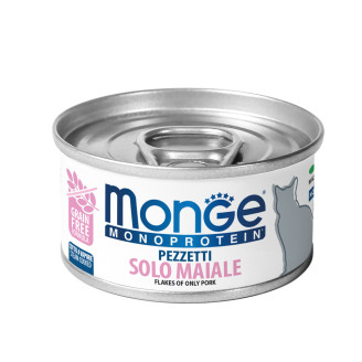Monge Cat MONOPROTEIN м'ясні пластівці свинина 0,08 кг х 24 шт від Monge