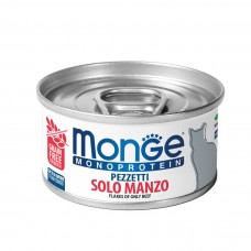 Monge Cat MONOPROTEIN мясные хлопья говядина  0,08 кг х 24 шт