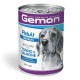 GEMON Dog Wet Medium Adult шматочки з тунцем і лососем 0,415 кг х 24 шт