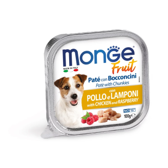 Monge Dog FRUIT с курицей и малиной 0,1 кг х 32 шт от Monge