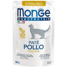 Monge Cat MONOPROTEIN Sterilised 100% курица  0,085 кг х 28 шт