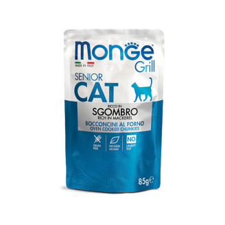 Monge Cat GRILL Senior макрель (скумбрия) 0,085 кг х 28 шт от Monge