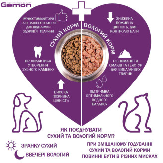 GEMON Cat Adult мусс с лососем и курицей 0,085 кг х 24 шт от Gemon